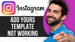 Instagram Add Yours Template Not Working Problem Fixed [upl. by Woodring]