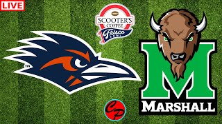 UTSA vs MARSHALL FRISCO BOWL LIVE GAME STATS amp CHAT [upl. by Kamp]