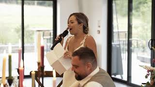 Unconventional Bride Speech [upl. by Brawley]