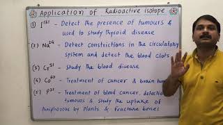 Radioactive isotopes amp Application of radioactive isotopes [upl. by Jo-Anne]