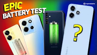 Redmi 12 5G EPIC Battery Test ft Realme C55 Infinix Note 30 5G amp Samsung Galaxy M14 5G HINDI [upl. by Malas259]