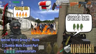 Special forces Group 2  Ruins 2 Zombie Mode Expert Part 2🎬🎬🎬Jamestutorialtv [upl. by Wanyen]