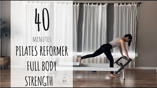 Pilates Reformer  Intermediate  Full Body Strength [upl. by Donaugh]