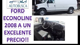 ford 2008 econoline a un excelente precio [upl. by Yhtomit449]