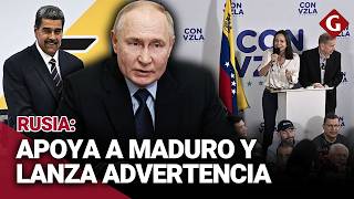 RUSIA pide a la OPOSICIÓN VENEZOLANA reconocer RESULTADOS electorales  Gestión [upl. by Oakleil217]