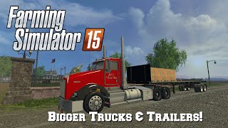 Farming Simulator 15  Gameplay 1 Forestry amp Logging [upl. by Anelas508]