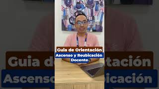 🚨 ¡Ya hay Guía de Orientación para el Concurso de Ascenso y Reubicación Docente [upl. by Oinegue]