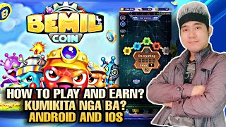 BEMIL COIN PLAY TO EARN TAGALOG REVIEW HOW TO PLAY AND EARN  KUMIKITA NGA BA SA GAME NA TO [upl. by Ruhnke837]