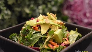 Lalaraw  Kale cabbage salad with sweet tahini dressing [upl. by Leisha]