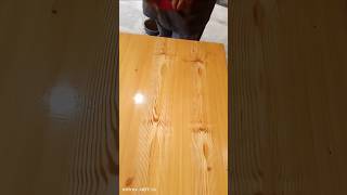 Table polish grain🙀table wooden polishmake wood grain in tableYoutubeshortscolors [upl. by Enecnarf]