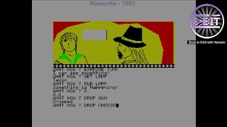 Waxworks  Sinclair ZX Spectrum Adventure Complete Walkthrough [upl. by Aridni]