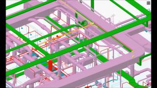 BIM Clashcontrole IFC in Navisworks en Tekla met Showcase animatie [upl. by Tay312]