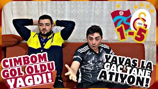 FANATİK FENERBAHÇELİ VE BEŞİKTAŞLI TRABZONSPOR 15 GALATASARAY MAÇINI İZLERSE [upl. by Ylecara]