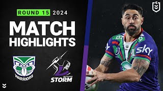 NRL 2024  Warriors v Storm  Match Highlights [upl. by Rebeh957]