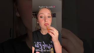 viralvideo makeup makeuptutorial youtube lipcombo [upl. by Ecam]