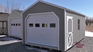 12 X 18 WOODEN PORTABLE GARAGE  SHEDS KINGSTON  GARDEN SHEDS  SHEDS OTTAWA  SHEDS BELLEVILLE [upl. by Sinnal]