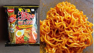 Nissin Geki  Korean Flavoured Noodles [upl. by Aerdnas]