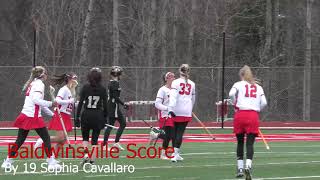 Full Game Spring Girls Junior Varsity Lacrosse Baldwinsville VS Corning Painted Post 4142018 4K [upl. by Adneral951]