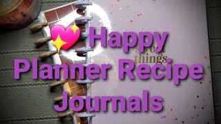 Happy Planner Recipe Journals [upl. by Eecrad]