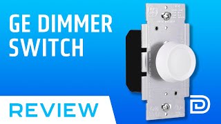 Single Pole Dimmer ► GE Dimmer Switch ◄ LED CFL Incandescent Dimming Switch [upl. by Adnarrim]