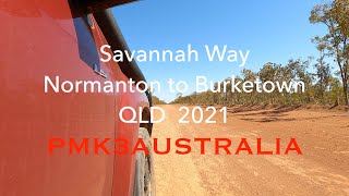 Savannah Way Qld Normanton to Burketown QLD 2021 PMK3AUSTRALIA 4K [upl. by Flaherty]