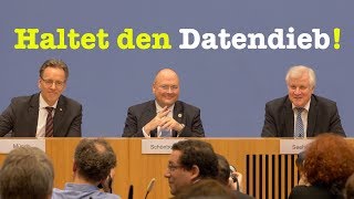 Seehofer BKAChef Münch amp BSIChef Schönbohm zum Datendiebstahl  BPK 8 Januar 2019 [upl. by Nylanej]