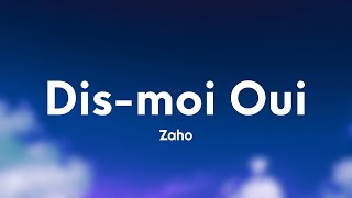 Zaho  Dismoi oui ParolesLyrics [upl. by Pernell]