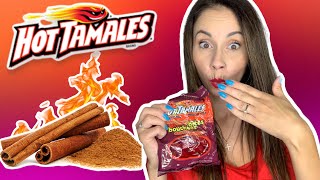 Trying HOT TAMALES Candy shorts [upl. by Hort]