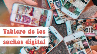 Cómo hacer tu propio tablero de los sueños para celular o computadora ¡TODO DIGITAL  📲 [upl. by Zeuqirdor]