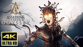 4K Assassins Creed Odyssey  MEDUSA Boss Fight Gameplay  UHD ✔ [upl. by Novej802]