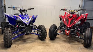 YFZ450R vs Raptor 700 Buyers Guide [upl. by Nohtiek]