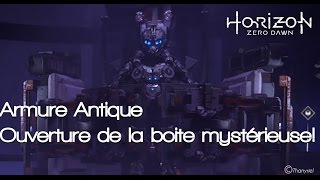 Horizon Zero Dawn  Comment obtenir larmure Antique et la Boite mystérieuse [upl. by Rollin]