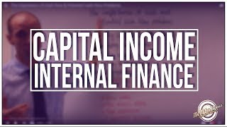 Internal Sources of Finance Capital income [upl. by Adyahs]