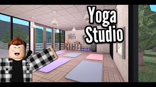 Aesthetic Yoga Studio Bloxburg 30000 [upl. by Lirbij]