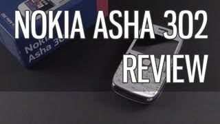 Nokia Asha 302 review  cheap mobile phone with QWERTY keyboard [upl. by Assil]