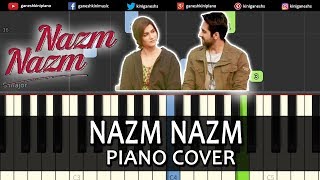 Nazm Nazm Song Bareilly Ki Barfi  Piano Tutorials Chords Instrumental Lesson Karaoke By Ganesh Kini [upl. by Frerichs593]