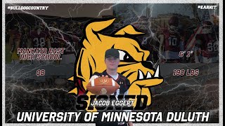 UMD Football National Signing Day 2022 Jacob Eggert [upl. by Sul523]