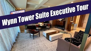 Wynn Tower Suite Executive Tour 2024  Las Vegas [upl. by Enneicul]