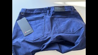 Lululemon ABC SlimFit Pant Utilitech color Night Sea Unboxing [upl. by Ardnu]