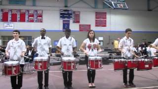 Somerville High School Drum Line performs quotPoisonquot and quotDrumline Final Battlequot  MVI 0454 [upl. by Ellehsim]