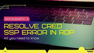 How to Solve CredSSP Error in Windows RDP [upl. by Nanda4]