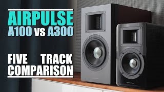 AirPulse A100 vs AirPulse A300  5 Track Comparison [upl. by Salchunas314]