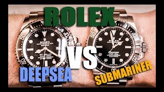 Rolex Submariner vs Deepsea [upl. by Yahsal917]