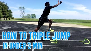 How to Triple Jump  Simple Drills for Learning Triple Jump [upl. by Will]