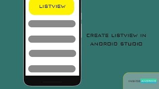 ListView in Android Theory  Android Tutorial for Beginners [upl. by Letreece962]