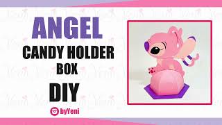 Angel candy holder with Box  byYeni [upl. by Sollows]