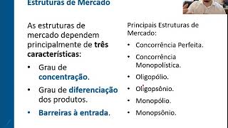 Introdução à Microeconomia  01  Estruturas de Mercado [upl. by Gresham775]