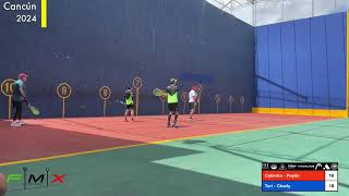 Torneo de Frontenis Copa Ávila Cancún 2024 PROAM Colimita  Payán VS Turi  Charly Medina [upl. by Ruelu407]