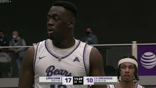 Lipscomb vs Central Arkansas  NCAA Mens Basketball  01092022 [upl. by Drice]