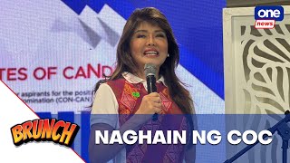 Brunch  Sen Imee files COC for reelection [upl. by Silsby]